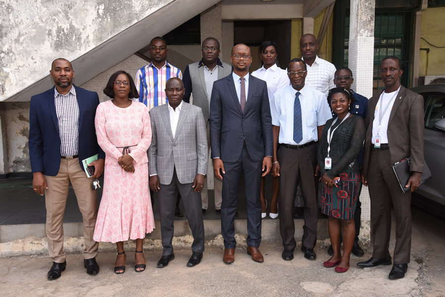 La Direction Général SODECI visite la Direction Assainissement- Mercredi 10 avril 2019