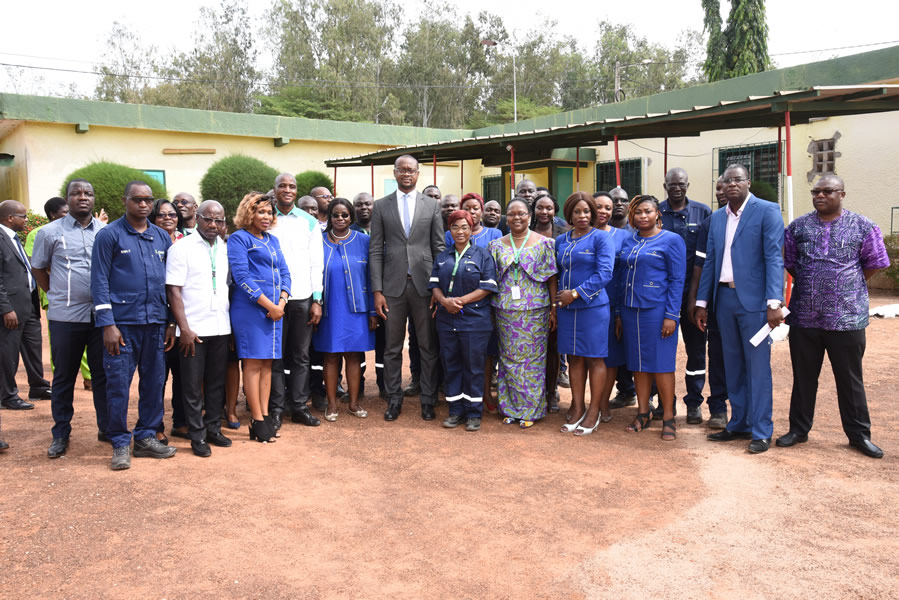 La Direction Général SODECI visite la Direction Assainissement- Mercredi 10 avril 2019