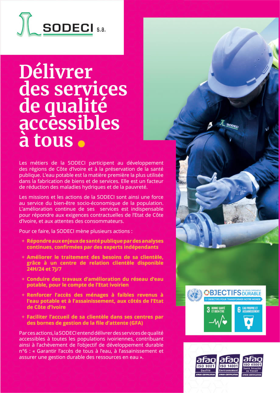 Délivrer des services de qualité accessibles à tous
