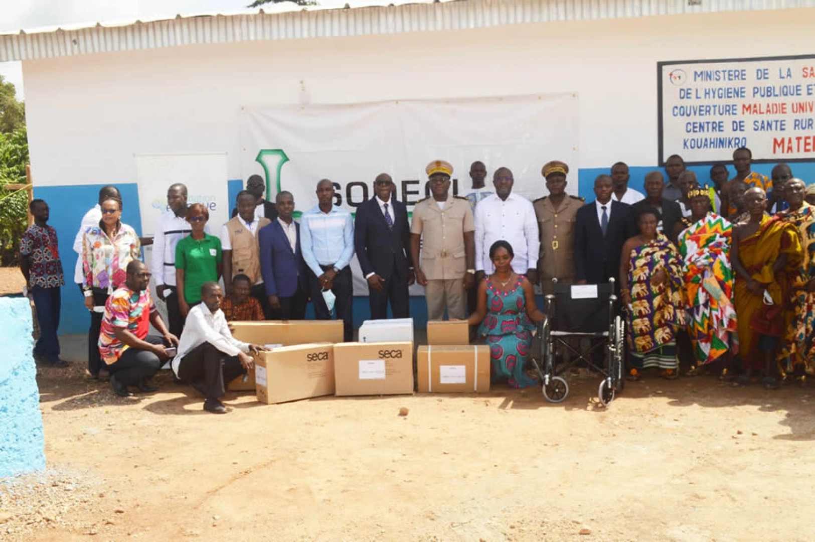 LA SODECI ET LA FONDATION ERANOVE ÉQUIPENT LA MATERNITÉ DE KOUAHINIKRO