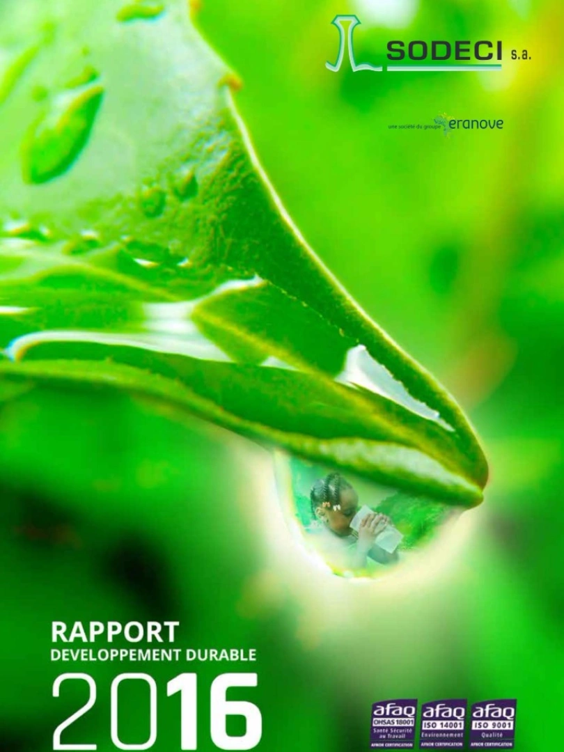 Rapport developpement durable 2016